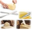 3 In 1 Stainless Steel Butter Spreader Knife Butter Curler Spreader Butter Knife Multifunction 3 In 1 Stainless Steel Butter Cutter Knife Cream Knife