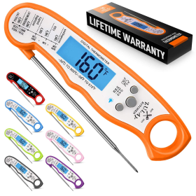 Products Digital Meat Thermometer (Color: ORNG)