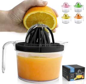 Citrus Juicer Reamer (Color: BLK, size: 17oz)