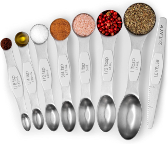 Magnetic Measuring Spoons (Color: WT)