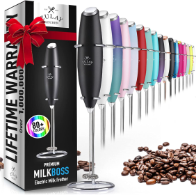 Milk Boss Milk Frother With Stand (Color: M)